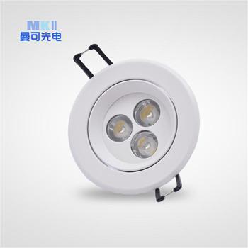 曼可光电 LED 琦辉系列 全白防眩 天花灯 Z-QH0203