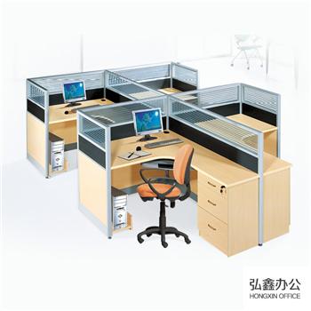 弘鑫 现代办公家具 屏风系列办公台 S-301